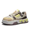 Zapatos Deportivos Casuales de Caña Baja para Hombre en Otoño para Adolescentes, Zapatos Tejidos Transpirables Personalizados con Suela Gruesa, Nuevos Zapatos de Skateboarding