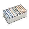 Caja organizadora divisoria artifacto de almacenamiento de ropa para pantalones plegable de tablero de PP caja de almacenamiento transparente para armario de noche de dormitorio