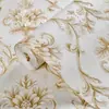 Papel Pintado Autoadhesivo 3D Tridimensional Engrosado No Tejido Precisión Estilo Europeo Pastoral Dormitorio Cálido Cabecera Sala de Estar Pared de Fondo Papel Pintado