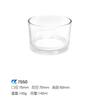 Taza de Vela Transparente Taza Vacía Vidrio Espesado Taza de Vela Aromática Sala de Estar Portavelas Transparente Taza de Vidrio para Velas En Stock