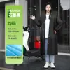 [Especial para Pedidos - Por favor, contacte a Servicio al Cliente antes de realizar un pedido] Cubrebotas de Lluvia Gruesos con Cremallera Cubrezapatos de Lluvia de PVC de Media Pantorrilla