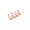 Anillos de 4 Agujeros para Carpeta Anillo de Hebilla de Plástico Anillo Clip de Carpeta Anillo Espiral Núcleo Desmontable Transparente Colorido Accesorios de Carpeta Anillo