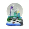 Enfeites de Bola de Cristal, Enfeites de Artesanato em Resina de Pequenas Cidades com Paisagens Personalizadas, Enfeites Decorativos Criativos, Novos Produtos Transfronteiriços