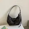 Bolso Bandolera Retro Estampado de Leopardo Forma de Dumpling para Mujer Otoño 2026 Nuevo Bolso de Hombro Casual de Gran Capacidad Bolso Bandolera Simple Versátil