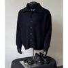 Cárdigan de Punto de Marca de Moda Estilo Coreano para Hombre Otoño e Invierno 2024 Nuevo Suéter con Solapa Estilo Hong Kong Ins Chaqueta Holgada