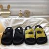 Pantuflas de Velcro Súper Populares con Suela Gruesa para el Verano de Mujer 2025 Nuevas Sandalias de Una Sola Tira para Personas Bajas para Aumentar Altura