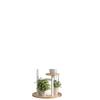 Estante para Flores de Rábano Verde Estante de Almacenamiento Multicapa para Interior Sala de Estar Dormitorio Balcón Hierro Estante para Macetas de Pie Producto Nuevo