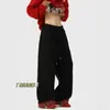 Pantalones a Cuadros Retro Estilo Japonés para Hombre Invierno Hiphop Estilo Americano Holgados de Pierna Ancha Forrados de Polar Engrosados Casuales Versátiles Pantalones de Chándal