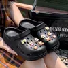 Sandálias de EVA grossas antiderrapantes de verão para uso externo com biqueira fechada, sapatos de praia respiráveis para mulheres
