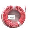 Cable estándar nacional ebay 1.25 cuadrado fábrica en stock venta al por mayor cable multicore de núcleo de cobre suave cable para decoración del hogar