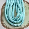 Contas Redondas de Turquesa Azul Natural 2-12mm Pulseira de Porcelana Turquesa Alta Colar Contas Soltas Espaçador Espaçador de Contas DIY com
