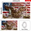 Bandeira Comemorativa Personalizada Transfronteiriça Americana Mais Vendida do 250º Aniversário dos Estados Unidos 1776-2026 Declaração de Independência