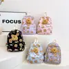 Linda Mochila Escolar de Capibara para Niños y Niñas de Preescolar, Linda Mochila de Oso de Dibujos Animados de Gran Capacidad
