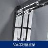 Fornecimento direto da fábrica de divisórias de vidro para banheiros com portas duplas, chuveiros residenciais, personalização de bordas em aço inoxidável 304 de acordo com desenhos