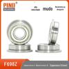Rolamento de flange F698 F698Z F698ZZ F698RS F698-2RS 8*19*22*6 rolamento mecânico