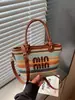 Bolsa de Palha Color Block Nova 2025 para Mulheres Verão Floresta Fofa Moda Bolsa de Palha para Celular Estilo Coreano Nicho Simples Bolsa Transversal