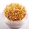 Decoración para uñas de moda transfronteriza 1-2 mm grava ultrafina fragmentos irregulares arte de uñas arena dorada arena plateada 450g