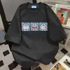 Camiseta Divertida con Estampado de Manga Corta para Mujer, Diseño Retro Coreano de Nicho, Nuevo Estilo Verano 2025, Top Estilo Lazy Ins