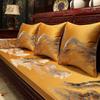 Nuevo Cojín para Sofá de Caoba Estilo Chino, Muebles de Madera Maciza, Antideslizante, Gama Alta, con Respaldo, Funda de Cojín para Sofá Cama Luohan