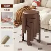 Taburete Bajo Tapizado Espiral para el Hogar, Resistente y Duradero, Apilable, Taburete Pequeño para Mesa de Centro de Sala de Estar, Cómodo para Sentarse Largamente, Taburete Bajo para Niños
