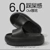 2025 Novos chinelos grossos de verão femininos EVA Slip-on Feeling Home chinelos antiderrapantes femininos elegantes e elevados para uso externo