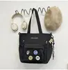 Nuevas mochilas para hombre y mujer para estudiantes de secundaria y preparatoria, gran capacidad, adecuadas para tutorías o como bolso de hombro, disponibles en dos estilos