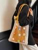 Bolso de Punto Transfronterizo Relajado de Gran Capacidad para Mujer 2025 Nuevo Bolso de Hombro para Viajar Estilo Perezoso Bolso Tote Calado