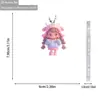 Pingente Trançado de Acrílico para Menina Cruzamento Carro Plano Novo Decoração de Espelho Retrovisor Pingente de Mochila