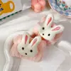 Diadema divertida estilo coreano de dibujos animados para mujer, con diseño de peluche, perfecta para usar al aplicar mascarillas faciales o lavarse la cara, y también adecuada para crear un peinado de coleta alta.
