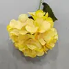 Atacado Hortênsia Simulada Flores Artificiais Casamento Flores Artificiais Vermelho Amarelo Roxo Hortênsia Única Flores Artificiais