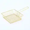 Popular Mini Cesta para Freír, Cesta para Snacks de Pollo Frito de Restaurante, Cesta de Postre Estilo Americano, Cesta Creativa para Freír Papas Fritas, Bandeja para Papas Fritas