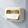 Caja de Pañuelos Creativa con Ventosa para el Hogar Simple de Silicona sin Perforaciones Adsorbible Caja de Pañuelos Extraíble Suave