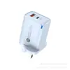 Novo Carregador Pd20W Transfronteiriço com Luz um Plus C Porta Dupla Cabeça de Carregamento Rápido Qc3.0 Nitreto de Gálio Regulamentos Europeus e Americanos Regulamentos Britânicos