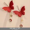 Adesivos de Dupla Felicidade () para casamentos, aveludados, eletrostáticos, adequados para quartos de noiva, salas de estar e janelas de vidro; também adequados para decorações de noivado.