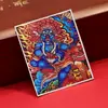 Dzambala Negro pintado tibetano pintura Thangka pintada a mano lienzo central impresión microchorro Thangka cultural y creativo Zakiralam al por mayor