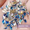 Wen Elfo con Explosiones Rojas de Internet Joyería para Uñas Arte de Uñas Diamante Aurora Fantasma de la Ópera Diamante Morado con Forma Cristal Plano para Uñas Rhinestone
