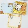 Coleção de Cadernos Quadrados de Tijolo Desenho Animado, Páginas Coloridas, Caderno Quadrado de Tijolo de Papel, Caderno de Conveniência de Alta Qualidade para Estudantes para Anotações e Mensagens