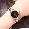 Hong Kong GUOU Reloj de pulsera socialité de estilo simple europeo y americano con banda de acero, temperamento retro casual, banda de acero, moda para estudiantes, reloj de mujer