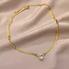 Amor Diamante Luz de Luxo Europeu e Americano Feminino Transfronteiriço Luz Pulseira de Luxo Colar Jóias terno Moda High-end Titânio Jóias de Aço