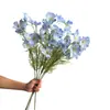 Flores de cosmos artificiales de 6 cabezas, ramo fresco y elegante para decoración del hogar, diseño de interiores, accesorios de boda, transfronterizo