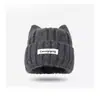 Gorro de Lana Tejido Versátil para Mujer Otoño e Invierno, Circunferencia de Cabeza Grande, Protección Cálida para Orejas, Gorro para Clima Frío, Forrado de Felpa, Gorro Holgado Grueso