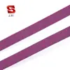 Banda elástica gruesa de 1 cm de doble cara cepillada de colores para ropa, diadema deportiva antideslizante, cinta elástica de alta elasticidad de Spandex