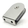 Abrazadera fija de acero inoxidable 304 de 0 grados, abrazadera de baño semicircular de doble cara, soporte para mampara de vidrio, conector de vidrio para cabina de ducha