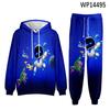 Sudadera con Capucha y Pantalones Leggings Traje de Robot Espacial Astro Bot Nuevo Verano 2024 Transfronterizo 3D