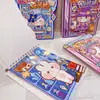 Nuevo Libro de Pegatinas Creativas de Transformación de Armario Mágico de Conejo de Miel Pegatinas Divertidas Lindas de Dibujos Animados Material para Pegatinas de Diario Pegatinas