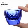Vaso de chupito de licor Jinshan con lámina dorada, Taza de degustación, Taza de té de vino, Dispensador de vino, Copa de cristal, Copa de cristal que cambia de color
