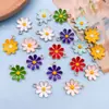 1 pingando pequeno daisy liga pingente acessórios girassol diy chaveiro brincos colar pingente