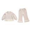 Conjunto para Niñas Otoño 2025 Nuevo Elegante Ropa para Niños Pequeños Sudadera Pantalón Primavera Otoño Moderno Traje para Salir de Bebé