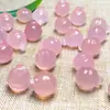 Pingente Sino de Ágata Acessórios DIY Joias de Calcedônia Rosa Pingentes Semi-Acabados Atacado Estilo Chinês Ágata Yanyuan