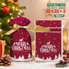 Novas Sacolas de Doces de Natal Transfronteiriças, Sacolas para Embalagem de Presentes de Confeitaria, Sacolas com Cordão de Fita, Sacolas com Cordão de Orelha de Coelho de Maçã